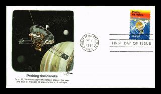 Dr Jim Stamps Us Probing The Planets Space First Day Cover Fleetwood