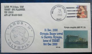 973 - 19 East Timor Usget Home Olympia Barge Towing Cover Dec 31,  2000 Mpo