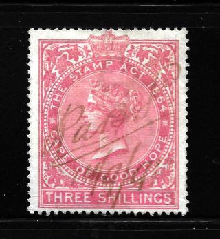 Hick Girl Stamp - Old Cape Of Good Hope Revenue Stamp Act Of 1864 Y3066