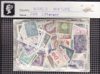 Thematic Stamps - World Mixture - 200 Different