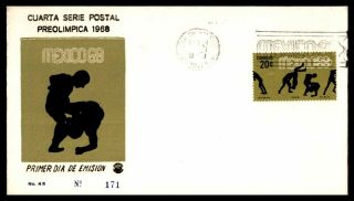 Mayfairstamps Mexico 1968 Olympics 20 Cent First Day Cover Wwb12173