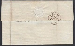 1824 ENTIRE LETTER FROM LONDON TO BRAINTREE,  ESSEX WITH INSPECTOR ' S STAR 2