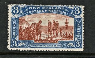 Hick Girl Stamp - Zealand Stamp Sc 124 1906 Cook Q703