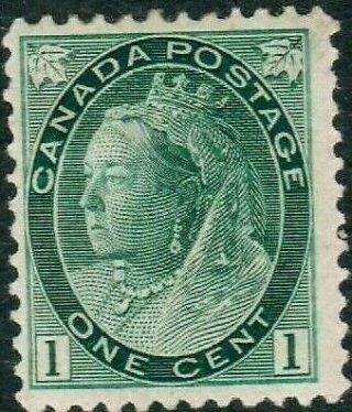 1898 Canadian Very Old Stamp 75 Age 121 Fh Canada Stamp Queen Victoria
