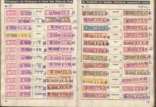 Germany Nazi Era Membership Book Daf Revenues 1935 Fiscal