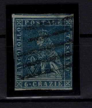 P005013/ Toscany Italy Stamps - Sassone 7c Certificate 650 E