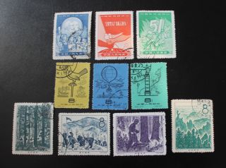 China 1958 Stamps 2 Full Sets And 1959 Stamps 1 Full Set B