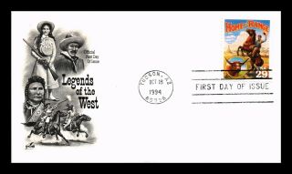 Dr Jim Stamps Us Legends Of The West Home On The Range Fdc Cover Tucson