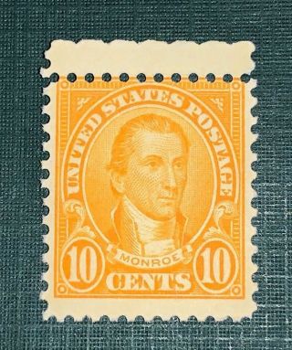 Travelstamps: 1926 - 1928 Us Stamps Sc 642,  10c,  Og,  Mnh,  Monroe,  10 Cents