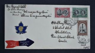 Canada,  Kgvi,  1939,  Fdc Of Royal Visit Stamps,  With Royal Train Postmarks.