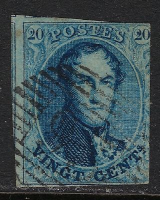 Belgium Scott 7b 1851 King Leopold I Issue Vg
