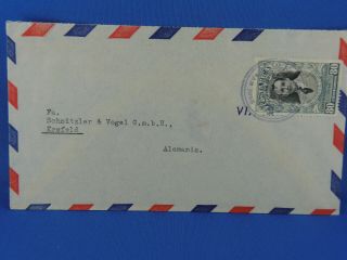 Costa Rica Old Airmail Cover 1958 To Germany (n13/78)