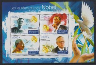 U284.  Guinea - Mnh - 2015 - Famous People - Nobel Prize