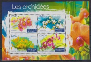 U284.  Guinea - Mnh - 2015 - Nature - Plants - Flowers - Orchids