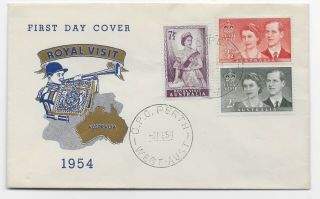 Australia 1953/54 12 Qeii Fdcs Guthrie,  Gower,  Wide World,  Haslem & Royal Cachets