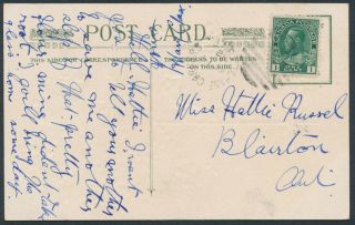 1912 Chase Corners (peterborough) Ont Split Ring Sp 14 12 On Best Wishes Pc