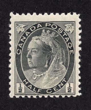 Canada 741/2 Cent Black Queen Victoria Numeral Issue Mnh