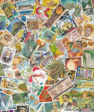 Sri Lanka === Scanner Full Of Large Size Commem Stamps === Fine