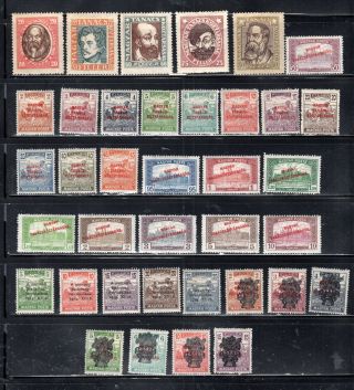 Hungary Magyar Poste Europe Stamps Hinged Some Sets Lot 555