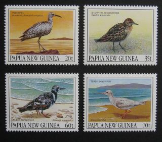 Papua Guinea 1990 Birds.  Complete Set Of 4 Stamps.  Mnh
