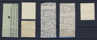 9x BERMUDA George V - VI & Queen Elizabeth Stamps 2x Revenue,  7 Regular 2