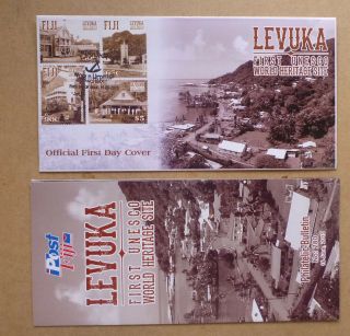 2015 Fiji Levuka Heritage Site 4 Stamps First Day Cover Fdc