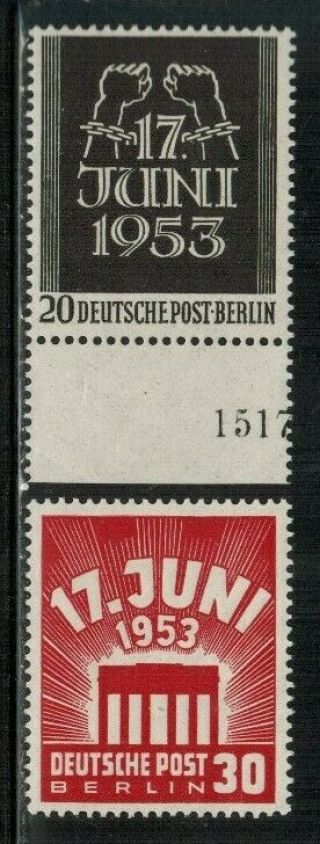 Germany 9n99 - 100 Complete Set 1953 Mnh