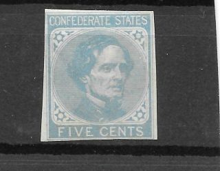 U.  S.  A.  Confederate State Stamp 5 Cents