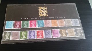 Gb Presention Pack No 5 1984 Definitive Stamps