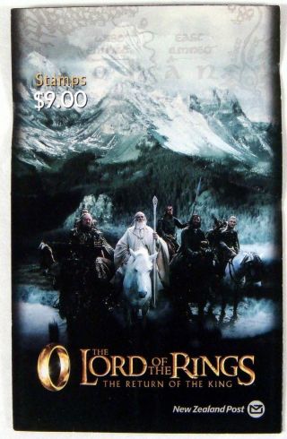 Zealand 2003 Mnh Lord Of The Rings Return Of The King Stamp Booklet Iii