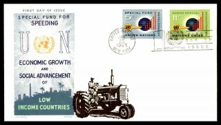 Mayfairstamps 1965 United Nations Economic Growth Jackson First Day Cover Wwb416