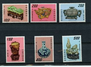 China 1550 - 1555 (ch902) Complete 1968 Ancient Art Issue,  Mnh,  Vf