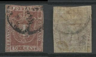 No: 68308 - Italy - Toscana - An Old State - A Very Old Stamp -