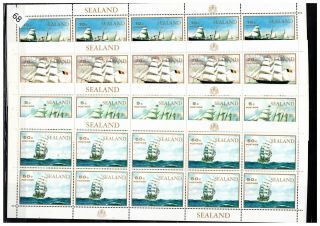 == 10x Sealand - Mnh - Ships - Painting -