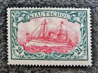 Nystamps German Kiauchau Stamp 42 Og H $60