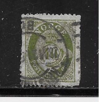 Norway Stamps - Scott 26/a6 - 12o - Canc/h - 1877 - 78 - Ng