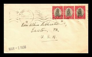 Dr Jim Stamps Pretoria South Africa Tied Multi Franked Postal History Cover