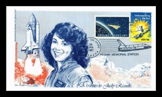 Dr Jim Stamps Us Judy Resnik Tribute Cover Space Shuttle Challenger Event