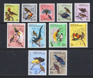 Papua Guinea 1964 Birds - Mnh Set - Cat £11.  70 - (139)