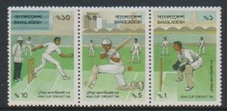 Bangladesh - 1988,  Asia Cup Cricket Set - Mnh - Sg 310/12