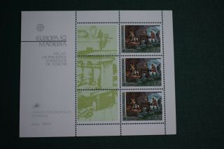 portugal stamps the azores and madeira souvenir sheets 4 in total 3