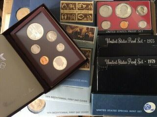 Proof Sets= 1976,  1975,  1979,  Olymp 1984,  1967 Special Set,  Many Comm Medal