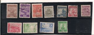 1940s Ned;indie Stamps [indonesia] Japan Occupation Of Dutch Indies Wwii