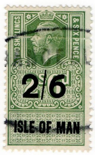 (i.  B) George V Revenue : Isle Of Man 2/6d