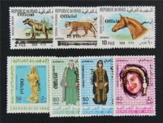 Nystamps British Iraq Stamp Co1 - Co7 Og H $44