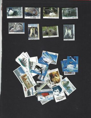 Australian Antarctic Terr.  Sc L83 - 9 (1992 - 3) Complete,  Lot