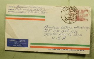 Dr Who 1966 Mexico Linares Stationery Airmail To Usa E67897