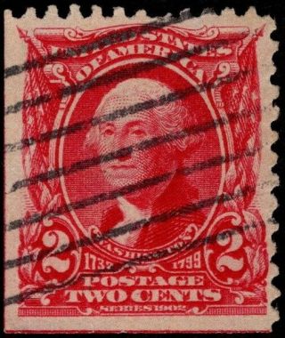 Us - 1903 - 2 Cents Carmine George Washington 1902 Series Issue 301