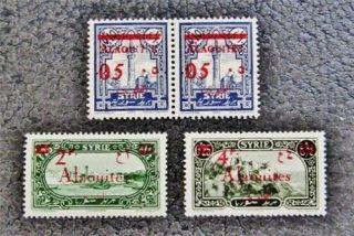 Nystamps French Alaouites Stamp 46 // 48 Og H $32
