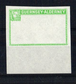 Alderney 1965 3/ - Definitive Marginal Imperforate & With Missing Image Mnh